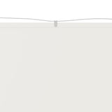 Vidaxl luifel vertical 60x600 cm tissu oxford blanc
