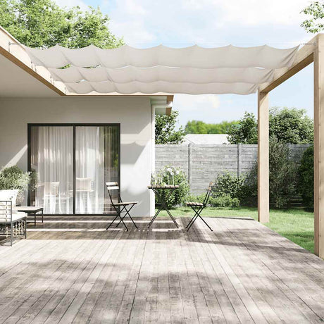 Vidaxl luifel vertical 60x800 cm tissu oxford blanc