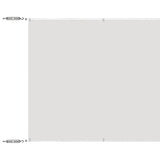 Vidaxl luifel vertical 100x1000 cm tissu oxford blanc