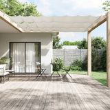Vidaxl luifel vertical 100x1000 cm tissu oxford blanc