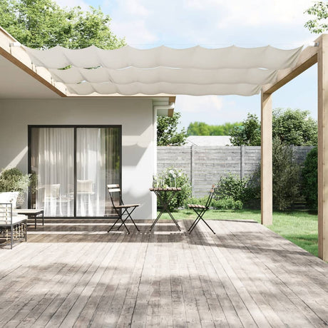 Vidaxl luifel vertical 100x1000 cm tissu oxford blanc