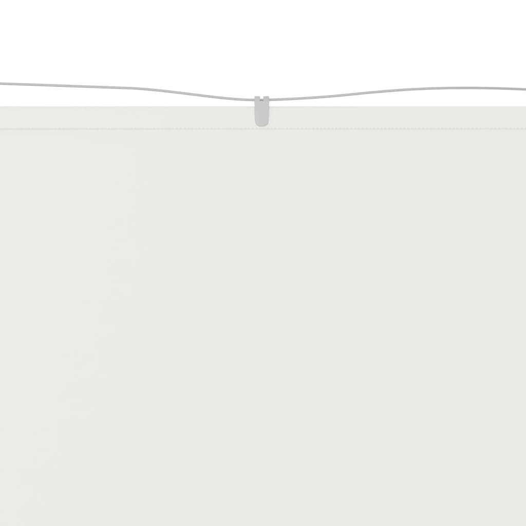 Vidaxl luifel vertical 140x270 cm tissu oxford blanc