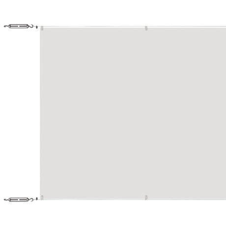 Vidaxl Luifel Vertical 140x600 cm Tissu oxford blanc