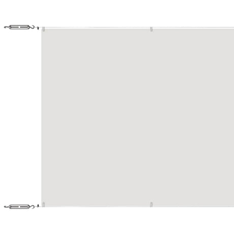 Vidaxl luifel vertical 140x800 cm tissu oxford blanc