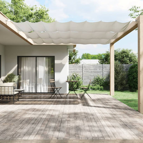 Vidaxl luifel vertical 180x1000 cm tissu oxford blanc