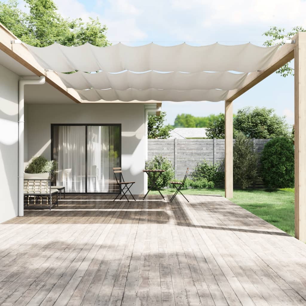 Vidaxl luifel vertical 250x360 cm tissu oxford blanc