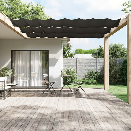 Vidaxl Luifel Vertical 60x420 cm Oxford Fabric Anthracite -Colored