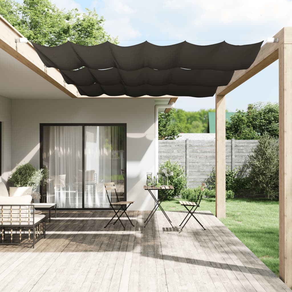 Vidaxl Luifel verticale 140x270 cm tessuto oxford antracite -lorato