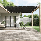 Vidaxl luifel vertical 140x360 cm Oxford tissu anthracite -colored