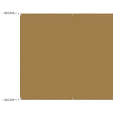 Vidaxl Luifel Vertical 60x600 cm Oxford Fabric Beige