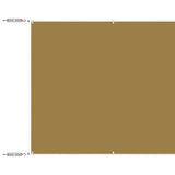 Vidaxl luifel vertical 60x800 cm tissu oxford beige
