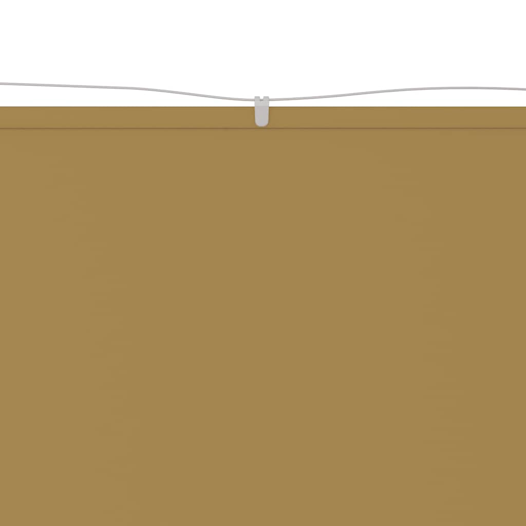Vidaxl Luifel Vertical 60x1000 cm Oxford Fabric Beige
