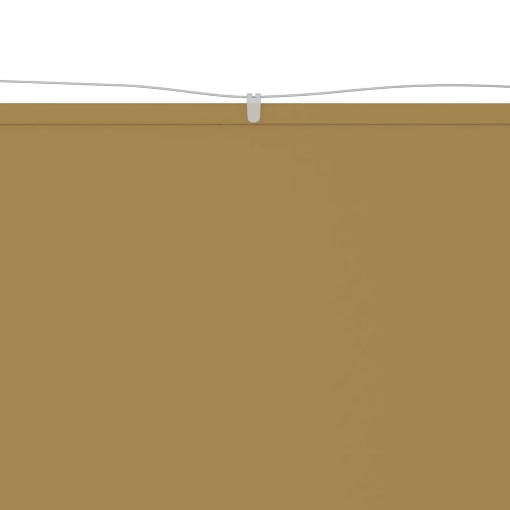 Vidaxl luifel pionowy 100x420 cm Oxford Fabric Beige