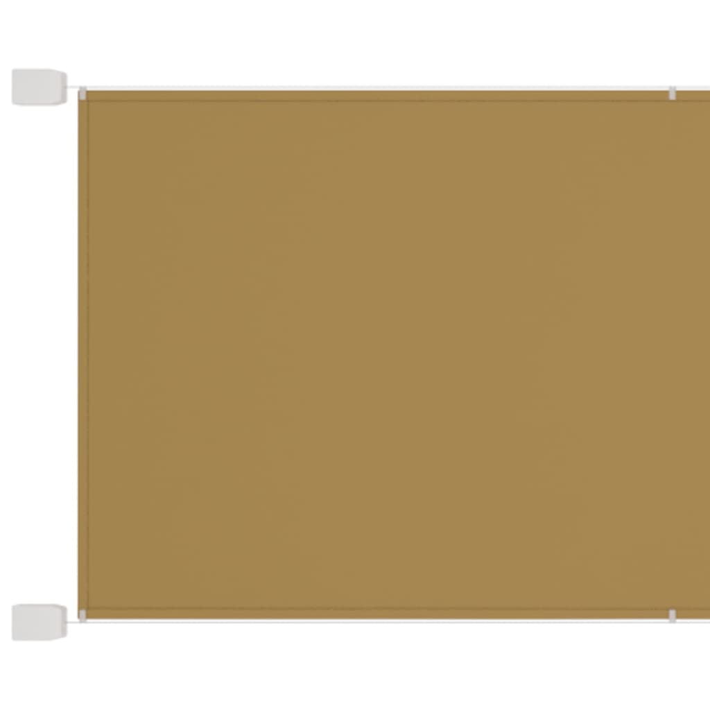 Vidaxl Luifel Vertical 140x420 cm Oxford Fabric Beige