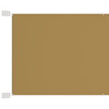 Vidaxl Luifel Vertical 140x420 cm Oxford Fabric Beige