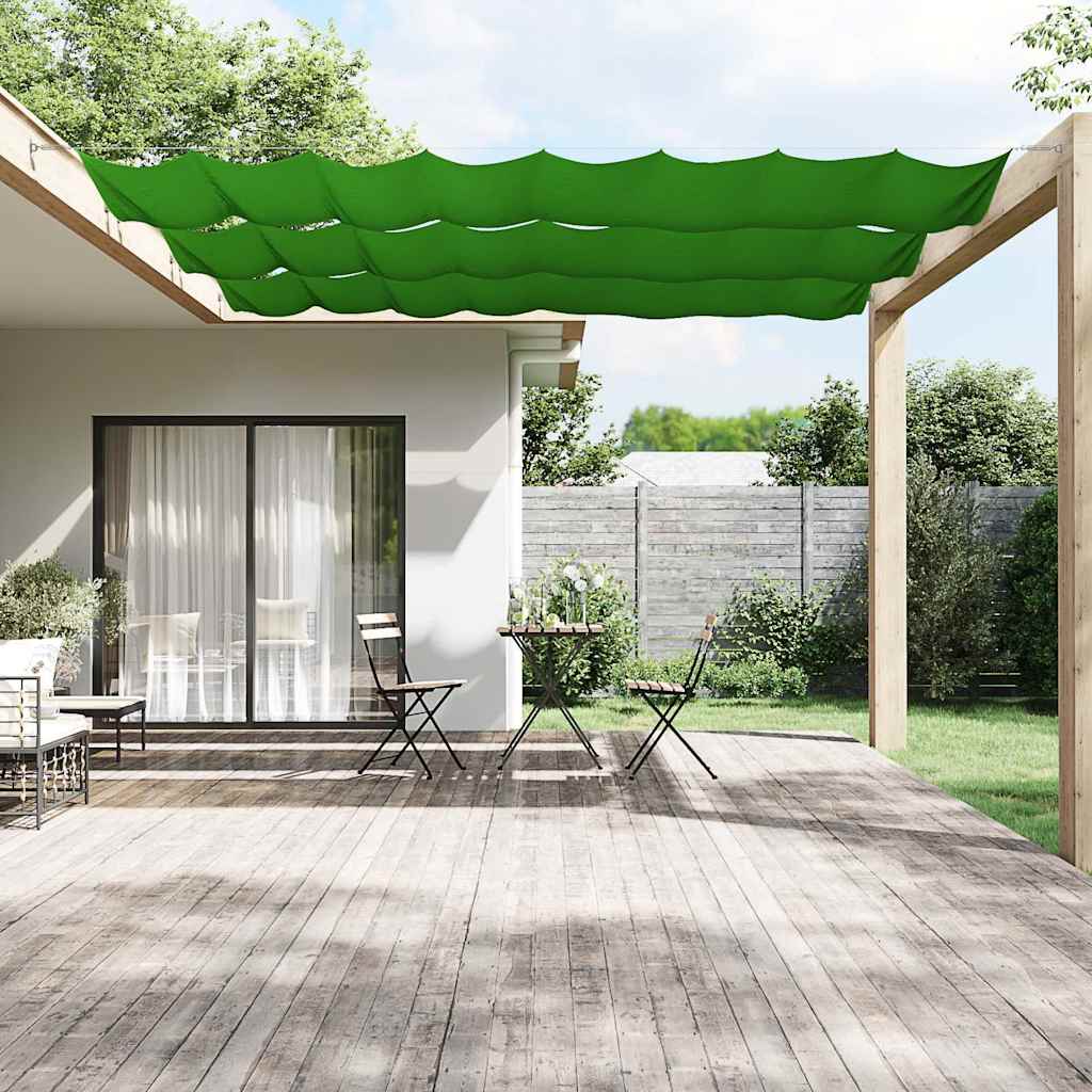 Vidaxl Luifel Vertical 140x800 cm Oxford tissu vert clair