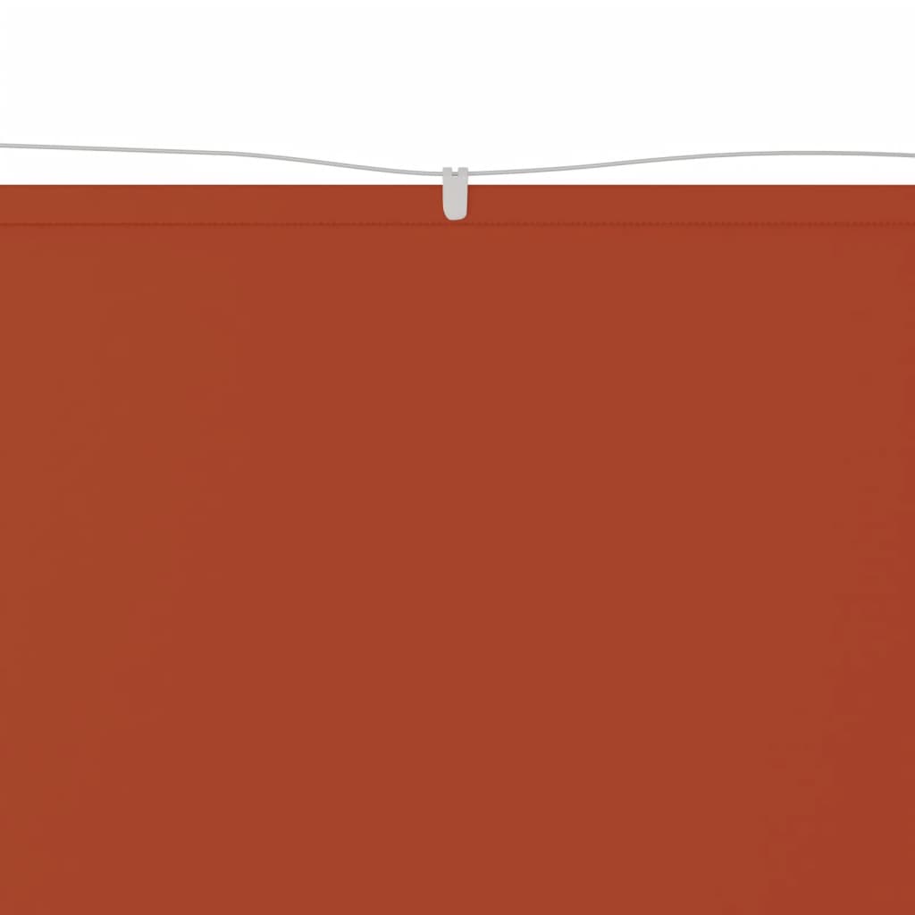 Vidaxl Luifel Vertical 60x360 cm Oxford tissu terre caisse -colored
