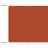 Vidaxl Luifel Vertical 60x1000 cm Oxford tissu terre-terre -colored
