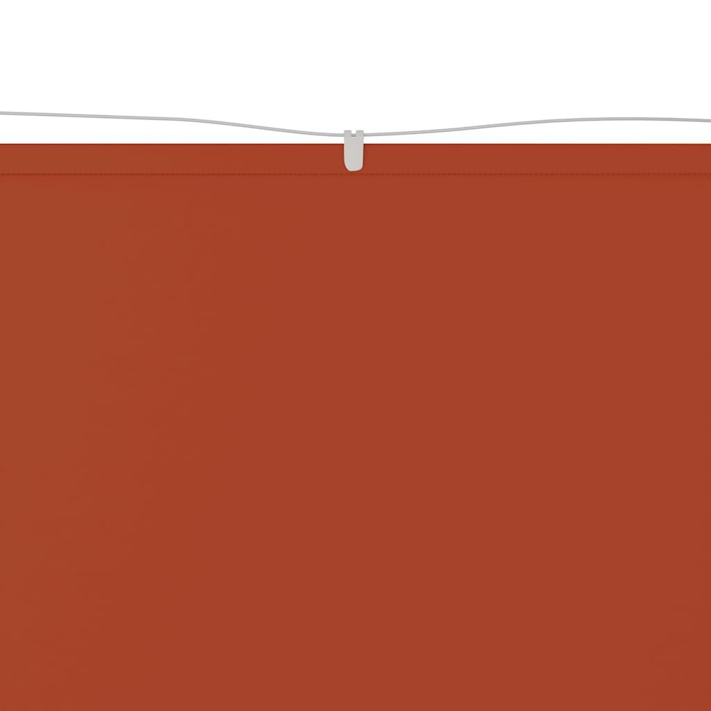 Vidaxl Luifel Vertical 60x1200 cm Oxford tissu terre-terre -colored