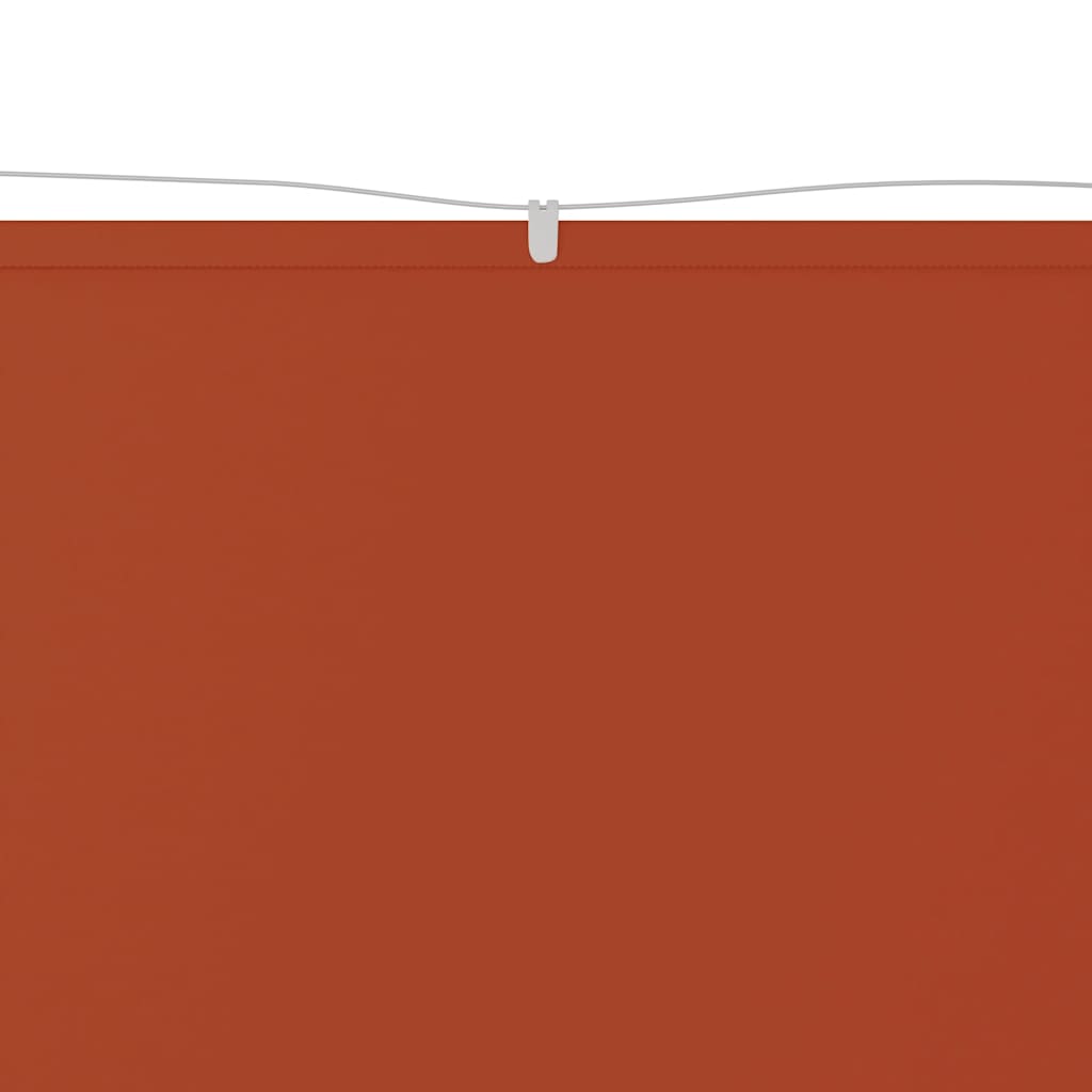 Vidaxl Luifel Vertical 60x1200 cm Oxford tissu terre-terre -colored