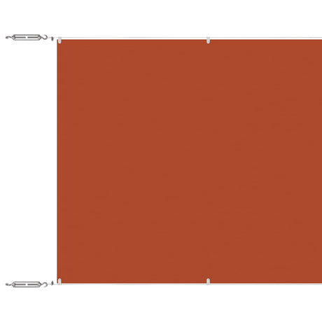 Vidaxl Luifel Vertical 100x1000 cm Oxford tissu terre caisse -colored