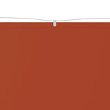 Vidaxl Luifel Vertical 100x1000 cm Oxford tissu terre caisse -colored