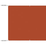 Vidaxl Luifel Vertical 100x1200 cm Oxford tissu terre caisse -colored