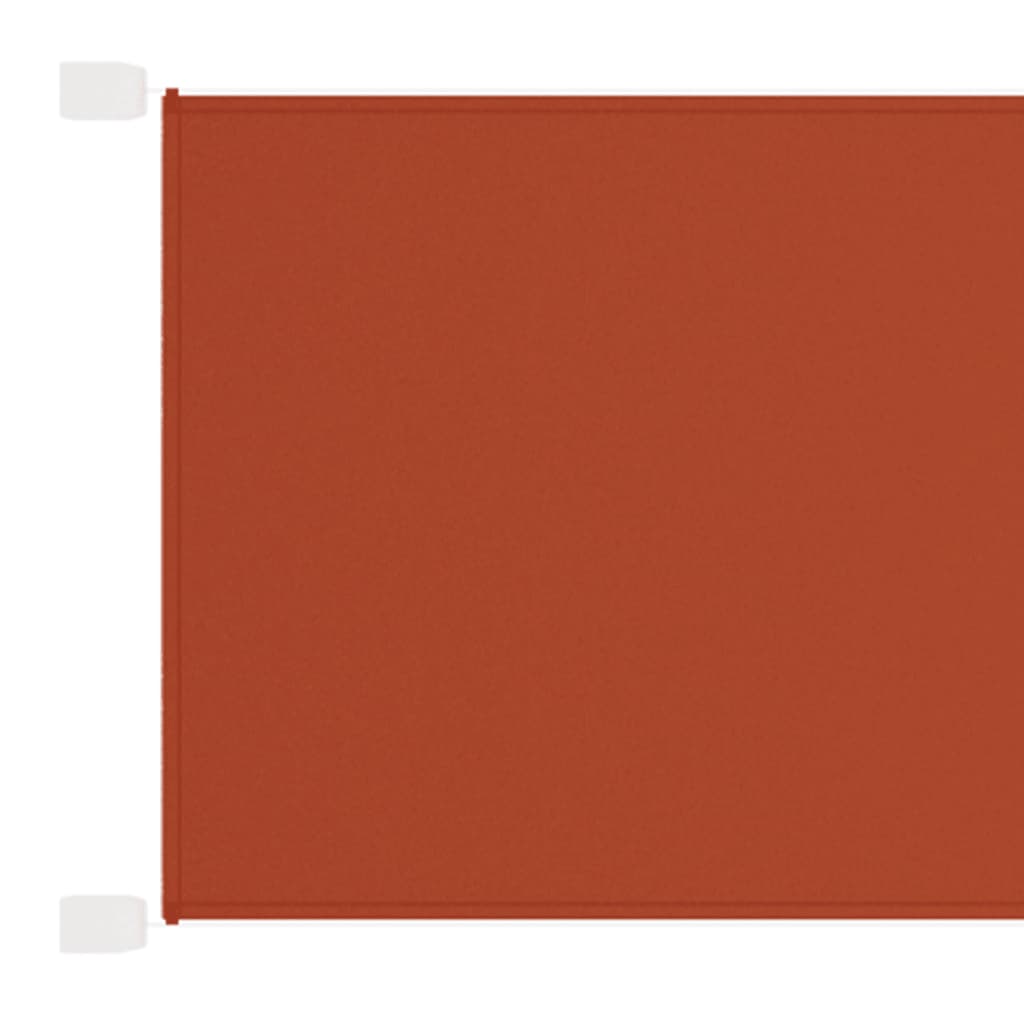 Vidaxl Luifel Vertikal 180 x 600 cm Oxford Fabric Terracotta -gelöscht