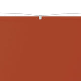 Vidaxl Luifel Vertikal 180 x 600 cm Oxford Fabric Terracotta -gelöscht