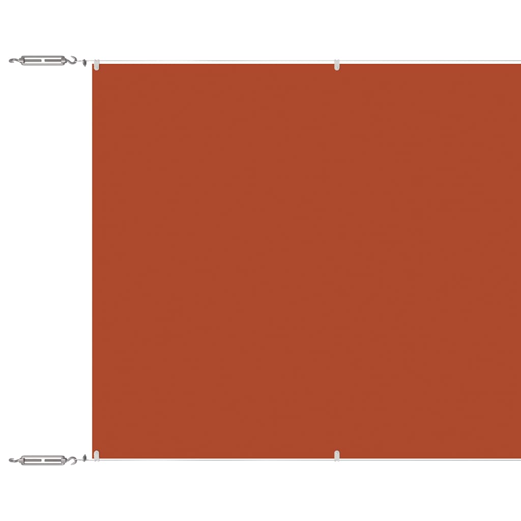 Vidaxl Luifel Vertical 180x1000 cm Oxford tissu terre caisse -colored