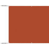 Vidaxl Luifel Vertical 180x1200 cm Oxford tissu terre cuite -colored