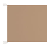 Vidaxl Luifel Vertical 60x270 cm Oxford tissu taupe