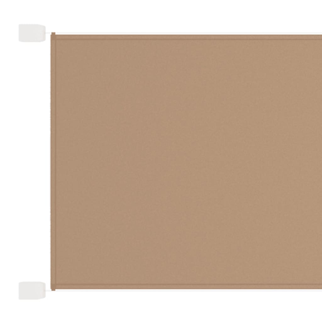 Vidaxl Luifel Vertical 60x270 CM Oxford Fabric Taupe