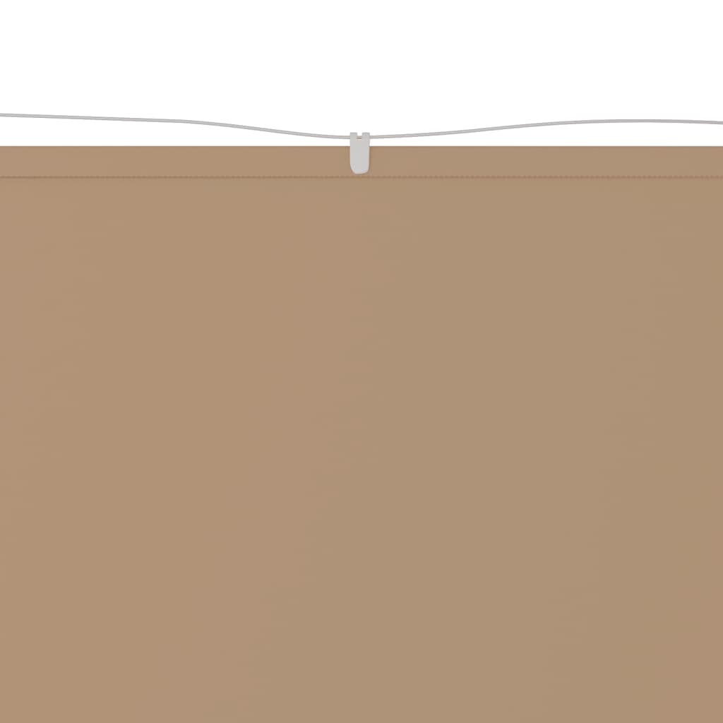 Vidaxl Luifel Vertical 60x270 cm Oxford tissu taupe