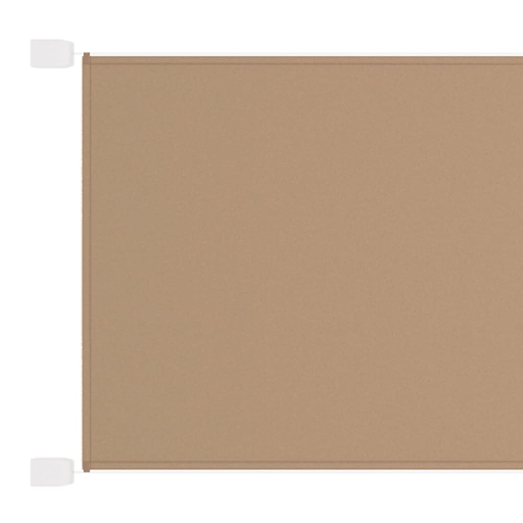 Vidaxl luifel pionowy 60x360 cm Oxford Fabric Taupe