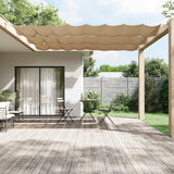 Vidaxl Luifel Vertical 60x360 cm Oxford tissu taupe