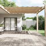Vidaxl luifel vertical 60x600 cm oxford tissu taupe