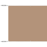 Vidaxl luifel vertical 60x1000 cm oxford tissu taupe