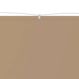 Vidaxl Luifel Vertical 60x1200 cm Oxford tissu taupe