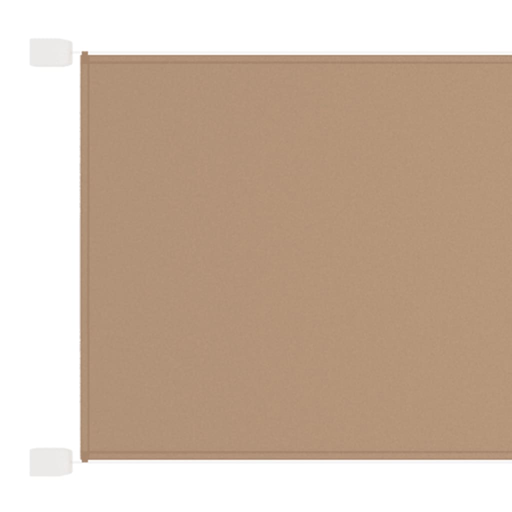 Vidaxl Luifel Vertical 100x270 cm Oxford tissu taupe