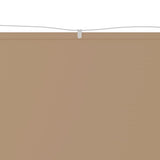 Vidaxl Luifel Vertical 100x360 cm Oxford tissu taupe