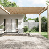 Vidaxl Luifel Vertical 100x600 cm Oxford tissu taupe