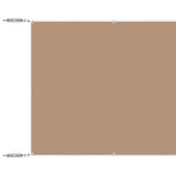 Vidaxl Luifel Vertical 100x100 cm Oxford tissu taupe