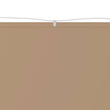 Vidaxl Luifel Vertical 100x100 cm Oxford tissu taupe