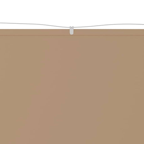 Vidaxl Luifel Vertical 100x100 cm Oxford tissu taupe