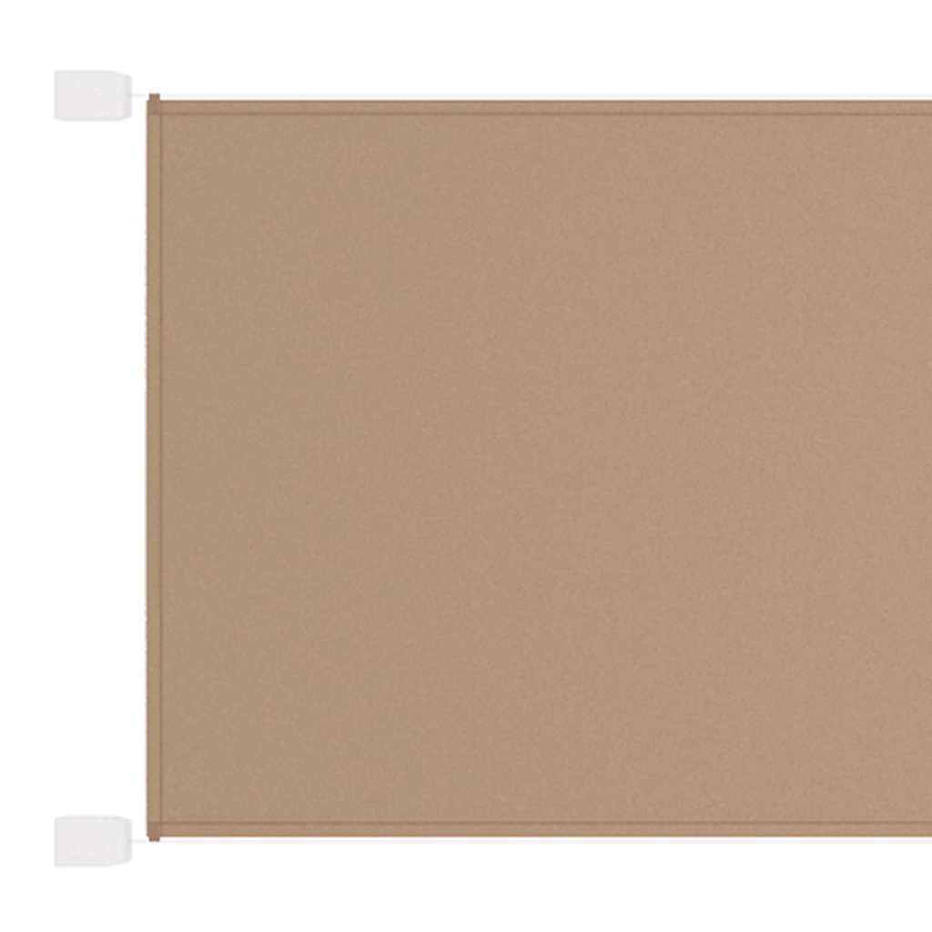 Vidaxl Luifel Vertical 140x420 cm Oxford tissu taupe