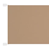 Vidaxl Luifel Vertical 140x420 cm Oxford tissu taupe