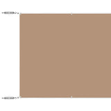 Vidaxl Luifel Vertical 140x800 cm Oxford tissu taupe