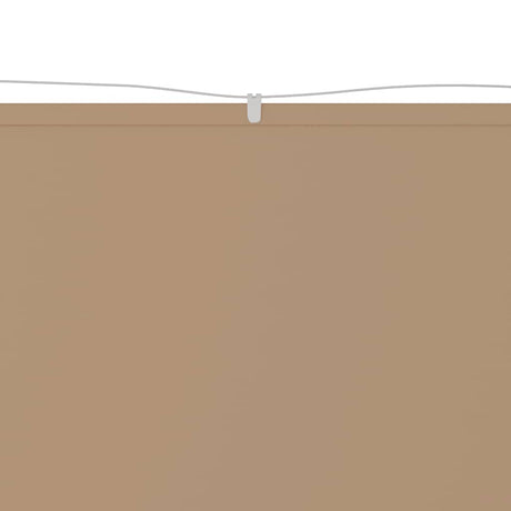 Vidaxl Luifel Vertical 140x800 cm Oxford tissu taupe