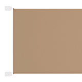 Vidaxl luifel vertical 180x600 cm oxford tissu taupe